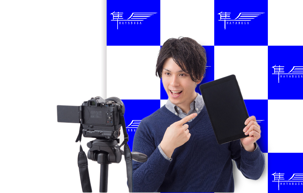 youtube用簡易バックパネル背景を演出